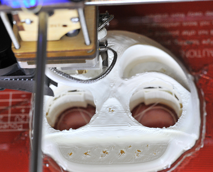 33d- 3D skull printing