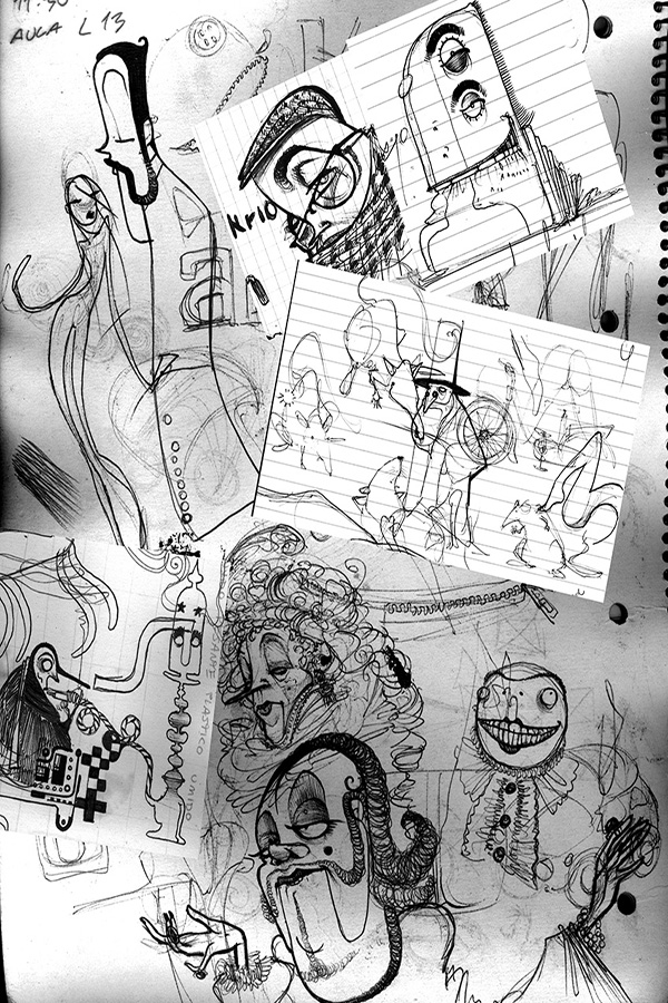 14- rough sketches