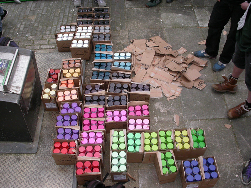 2- prepare the colors!